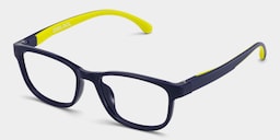 Robin Rectangle Black Yellow Glasses3