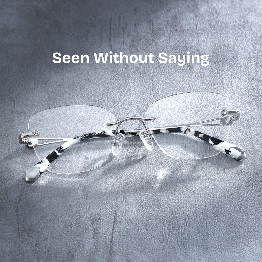 Seth Rectangle Silver Glasses1