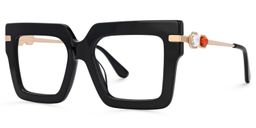 Radic Square Black Glasses1