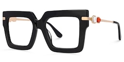 Radic Square Black Glasses1