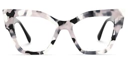 Yasmin Cateye Marble Glasses0