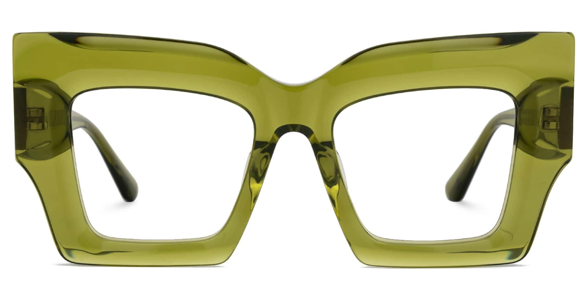 Milner Thick Frame Square Eyeglasses  -Zeelool Optical0