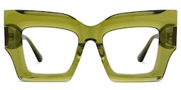 Milner Square Green Glasses0