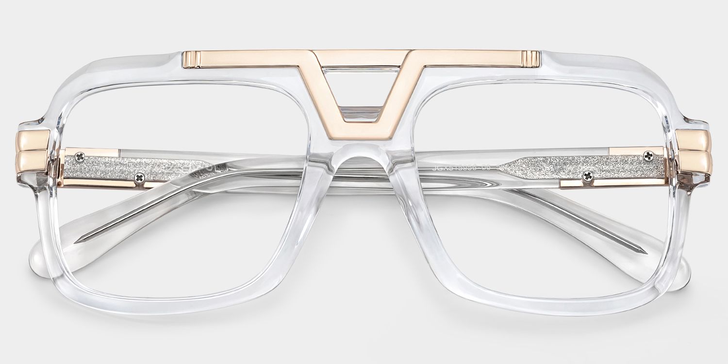 Croswell aviator transparent glasses for men Online | ZEELOOL