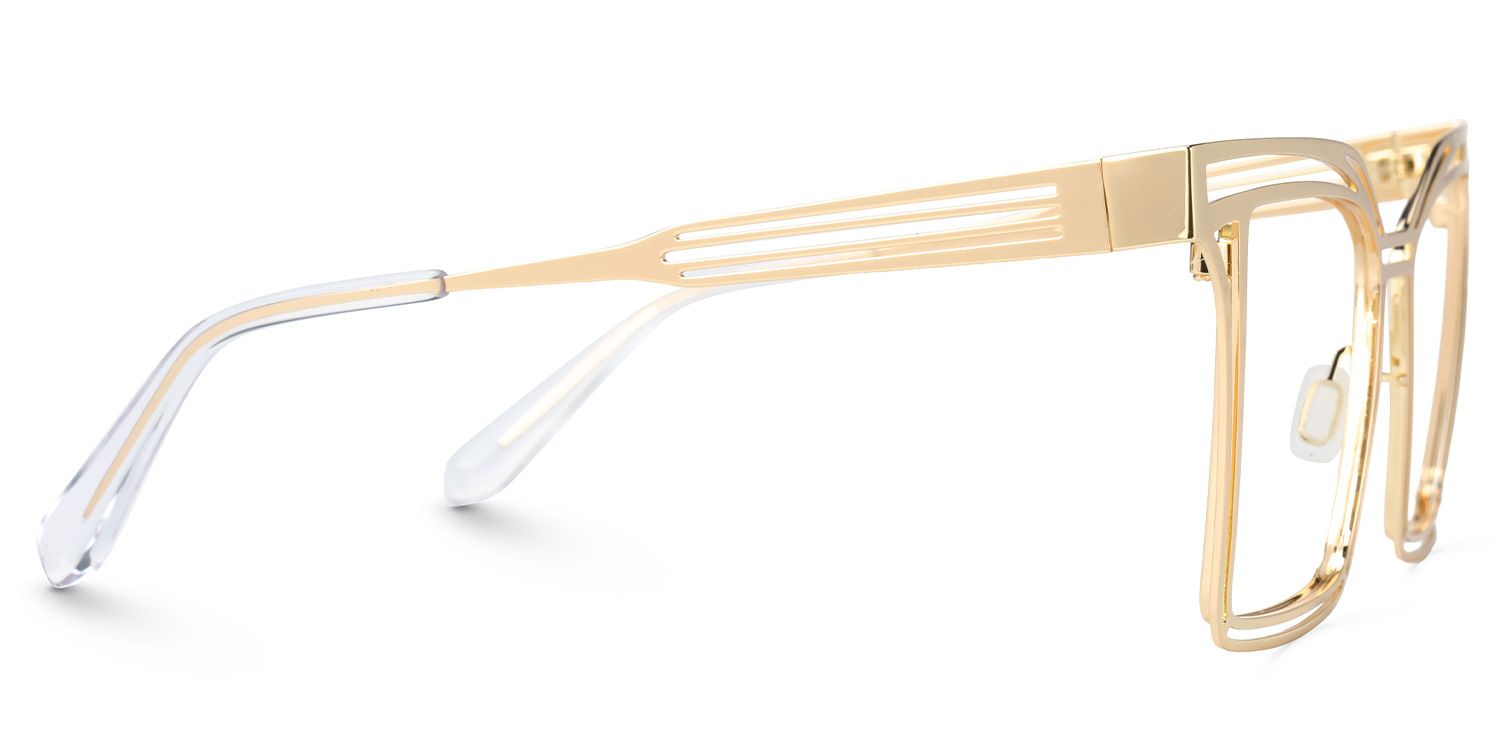 Metal Jacott Eyeglasses, Jacott Square Glasses -Zeelool Glasses2