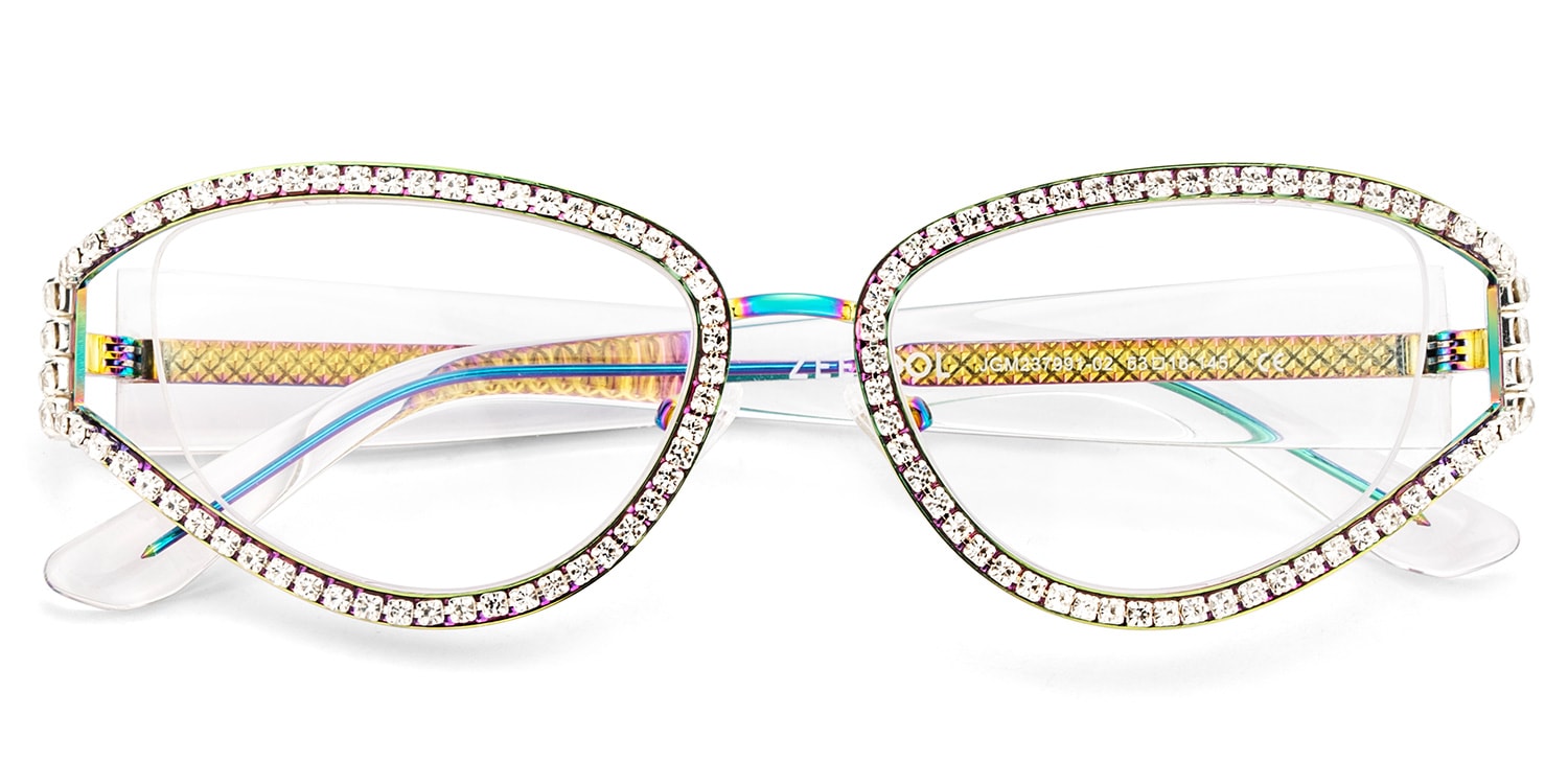 Star Cateye Iridescent Glasses2