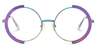 Crowe Round Iridescent Glasses0
