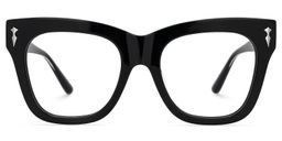 Grabar Square Black Glasses0
