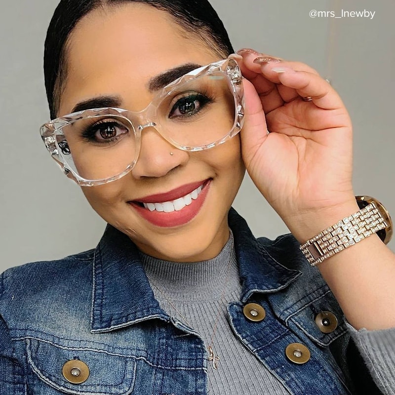 Edna Cateye Crystal Glasses8