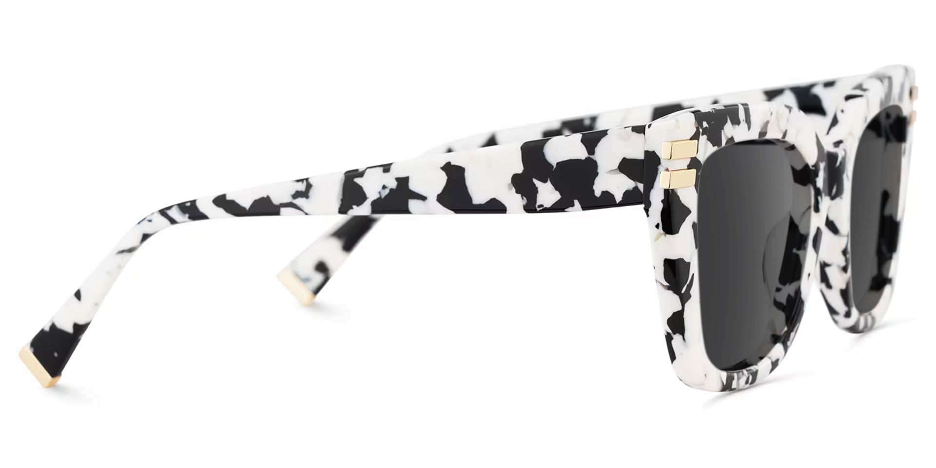 Cow Print Glasses with Square Frames3