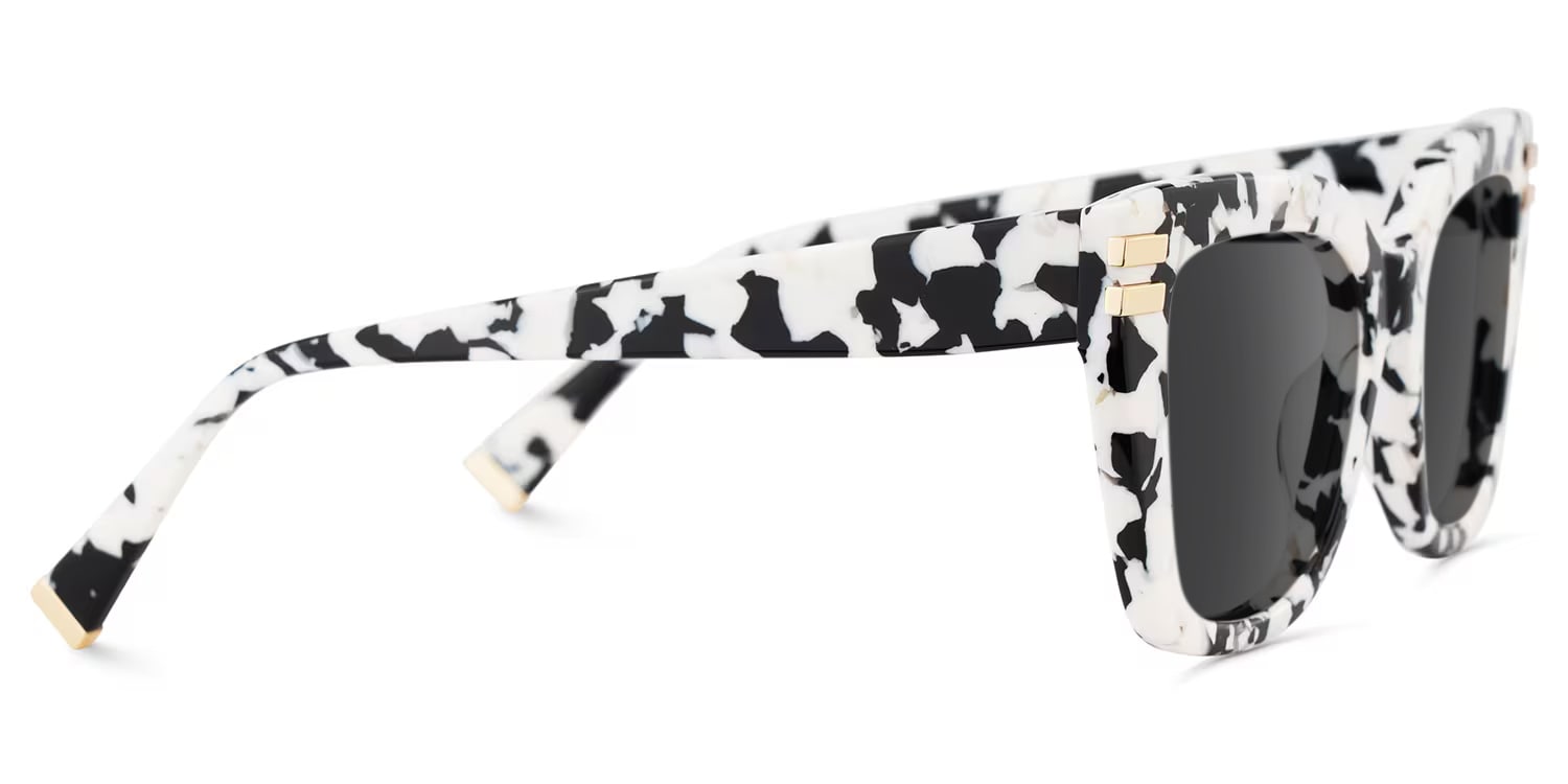 Cardozo Square Cow Print Glasses3