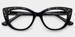 Elora  Cat-eye Black Glasses3