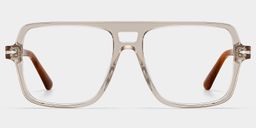 Easton Beige Aviator Glasses1