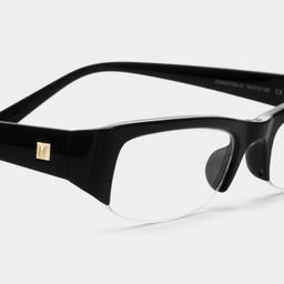 Trevor Black Rectangle Glasses4