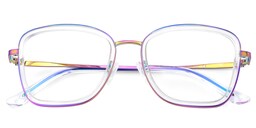 Kussy Square Iridescent Glasses2