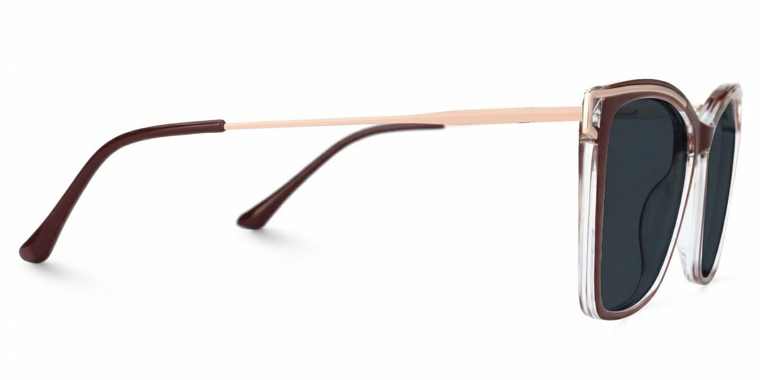 Krystle Square Red Eyeglasses and Clear Frames2