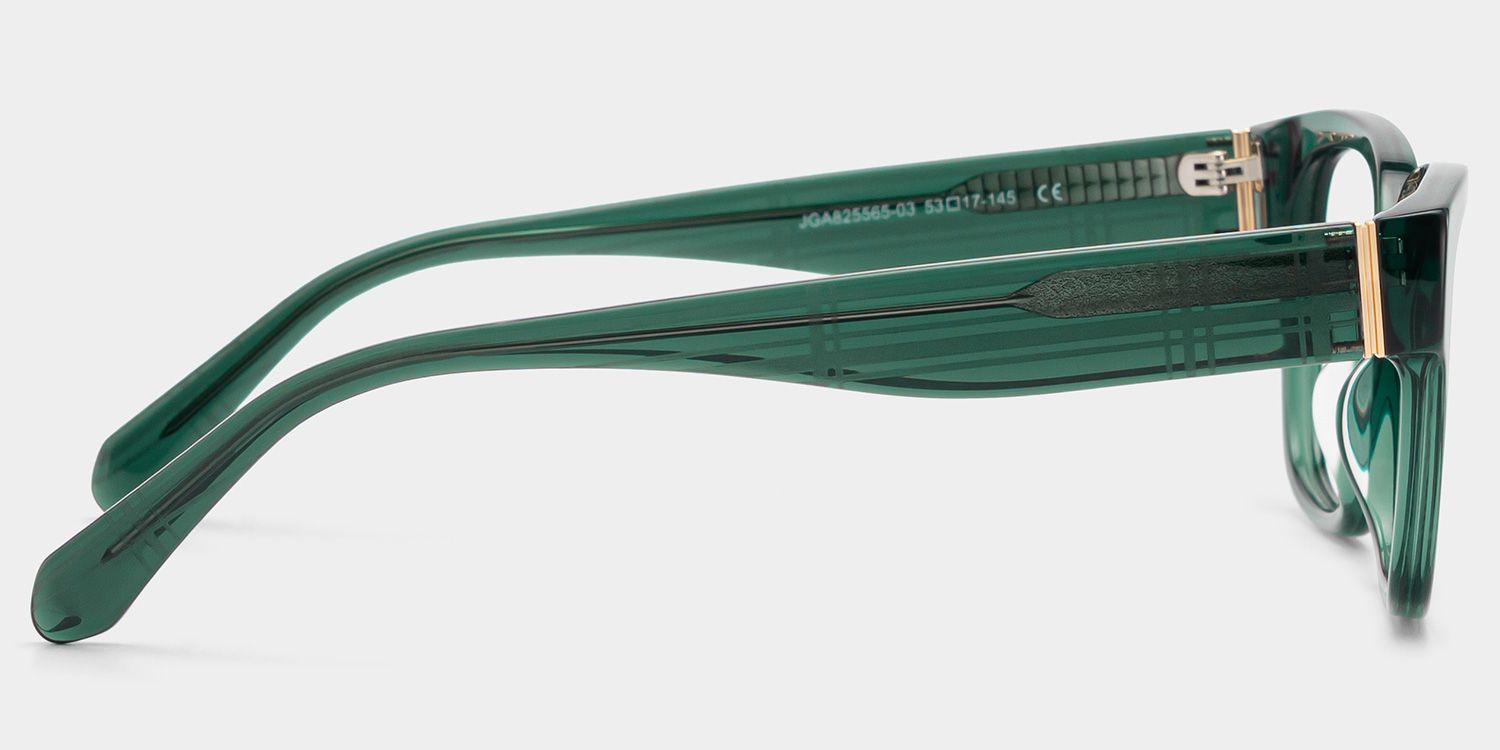 Blake Green Square Glasses | Nostalgic Varsity Frame6