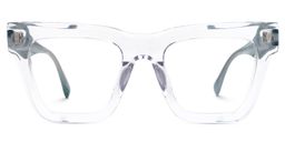 Janae Square Clear Glasses0
