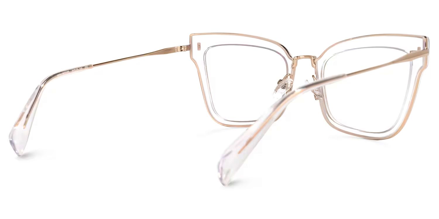 Tashawna Cateye Clear Glasses | Zeelool Glasses3