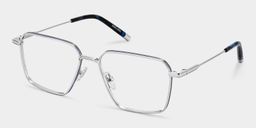 Ashley Silver Square Glasses3