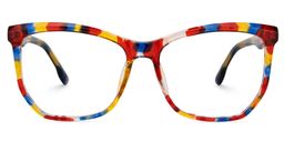 Libby Geometric Multicolor Glasses0