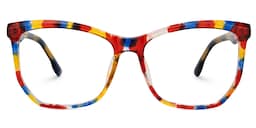 Libby Geometric Multicolor Glasses0