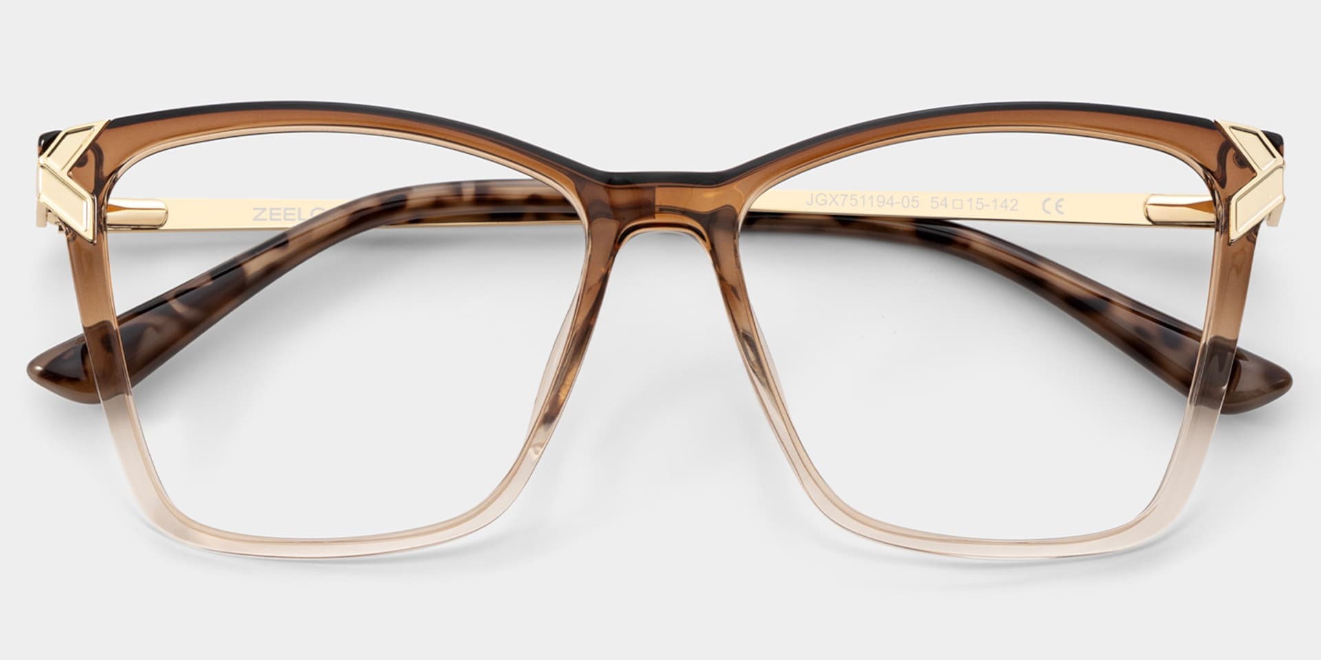 Mia brown square frame glasses Online | ZEELOOL2