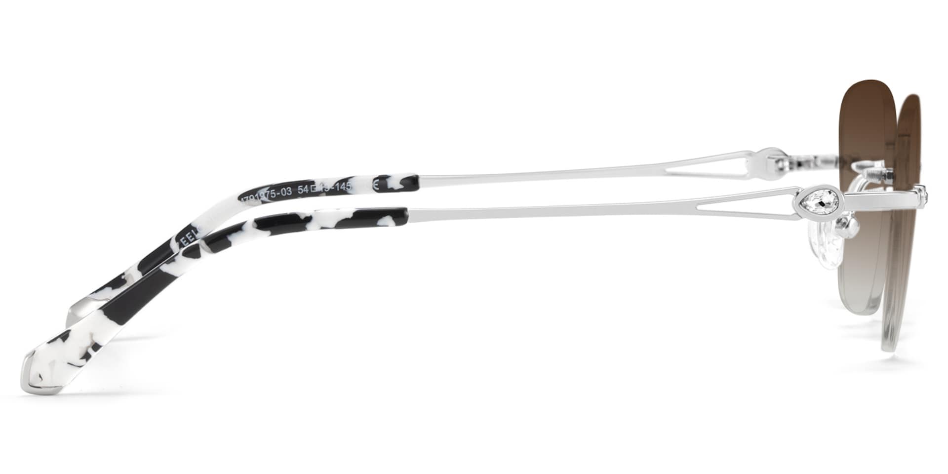 Rectangle Silver Eyeglasses- Seth Metal Frame Glasses3