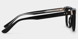 Michael Square Black Glasses4