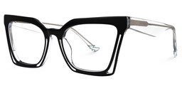Luby Cateye Black Glasses1
