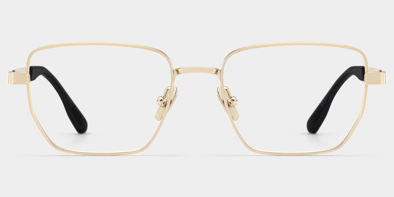 Jameson Geometric Gold Glasses