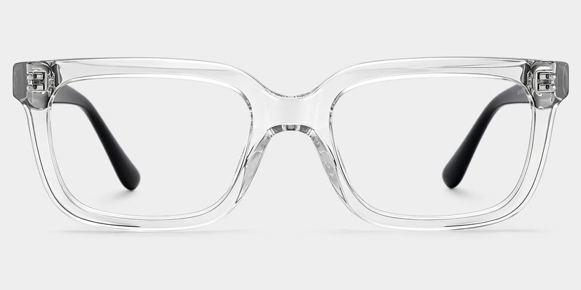 Fern Clear Rectangle Glasses