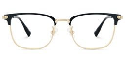 Barrett Browline Gold Glasses1