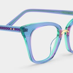 Martha Light-Blue Cat eye Glasses4