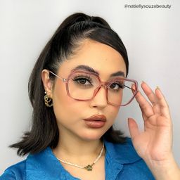 Waldron Geometric Pink Glasses5