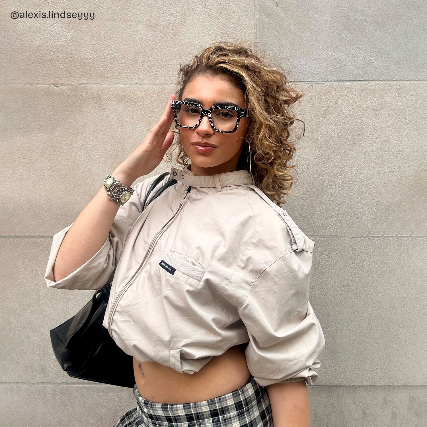 Caius Two-tone Frame Glasses with Square Frame Online | ZEELOOL8