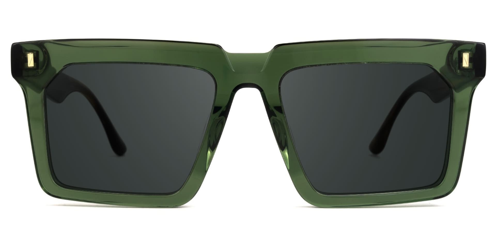 Moreland Rectangle Green Sunglasses Frames0