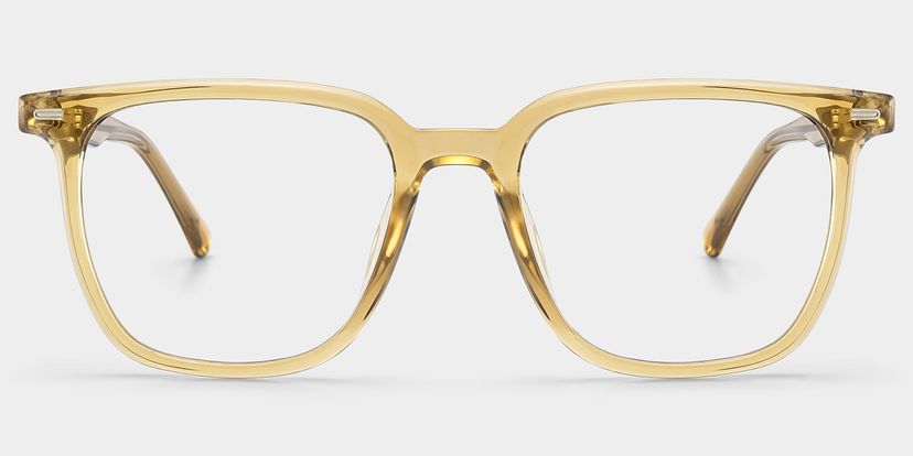 Eliza Beige Square Glasses