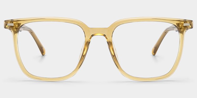 Eliza Beige Square Glasses