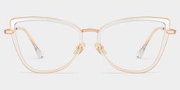 Sloane Cat-Eye Clear Glasses1