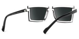 Zephyr Clear Rectangle Sunglasses3