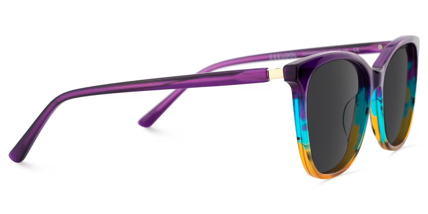 Gage Butterfly Style Colorful Frame Sunglasses | ZEELOOL3