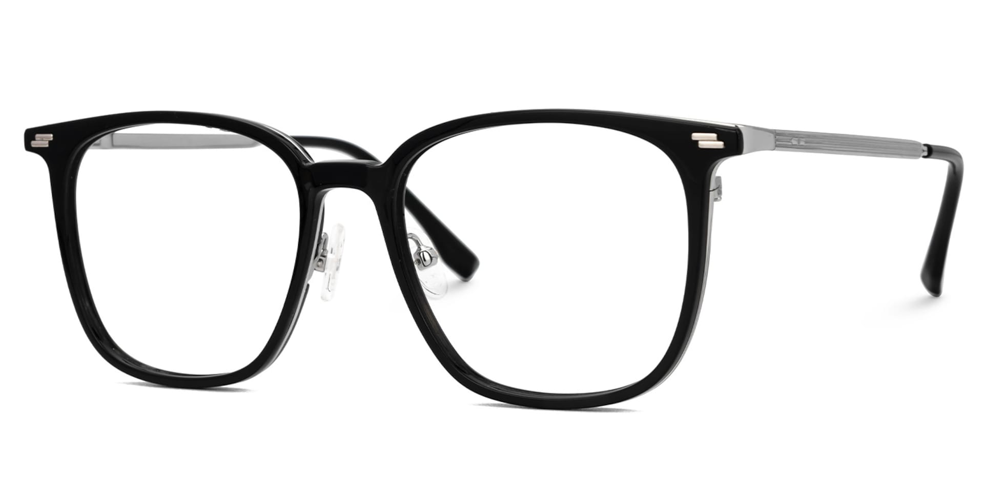 Ridgley Eyeglasses in Rectangle Black Glasses Frame1