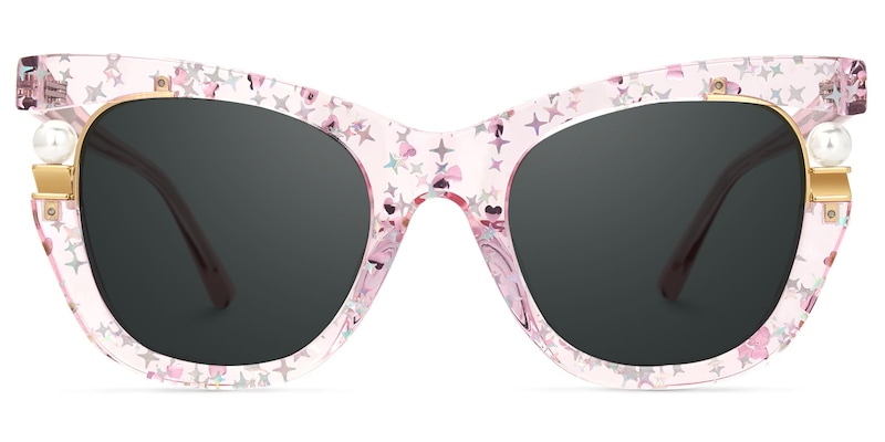 Pearl Cateye Pink Glasses