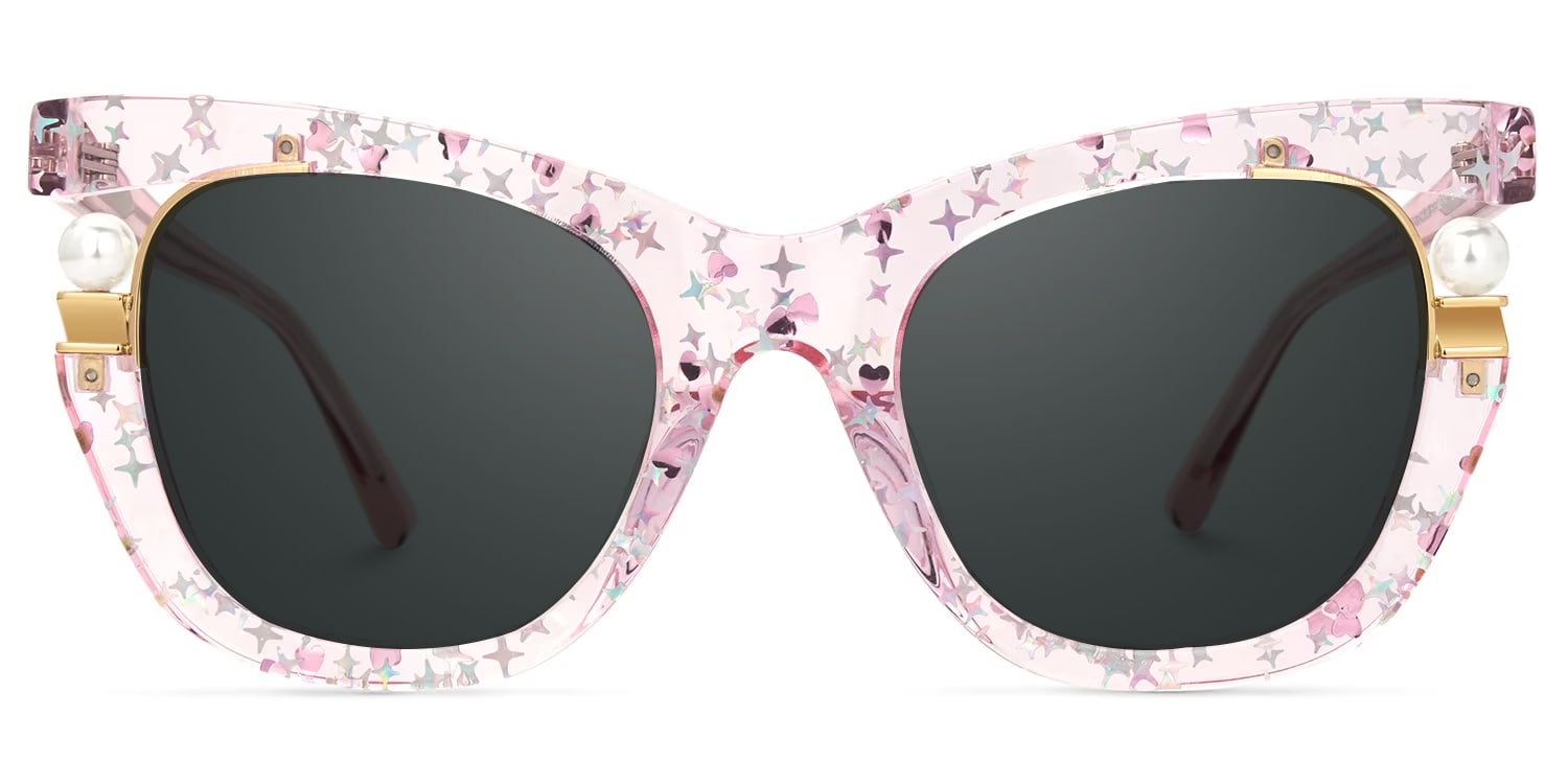 Pearl Cateye Pink Glasses