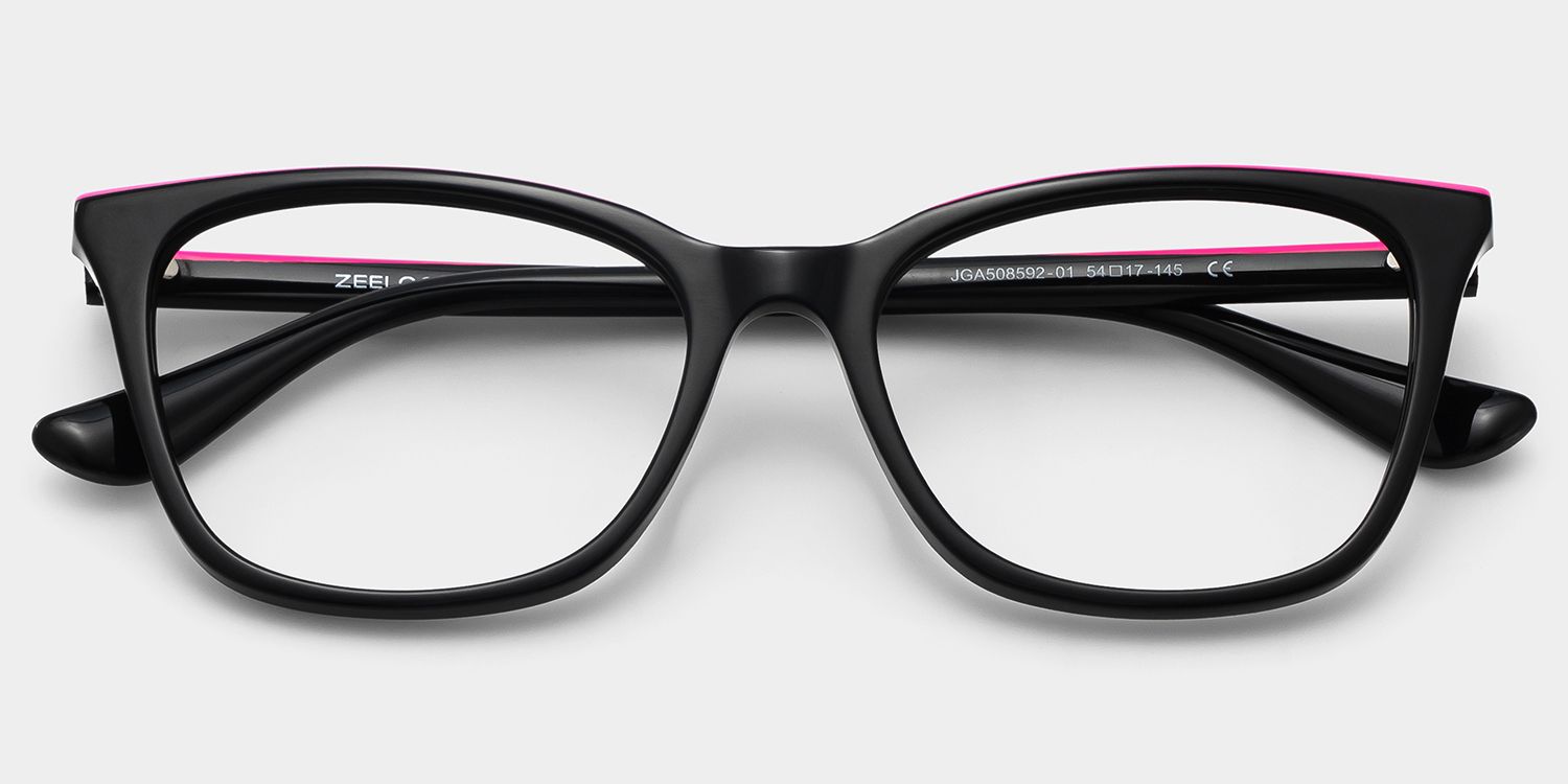 Margaret Black Eyeglasses with Cat eye Shape Frame | ZEELOOL2