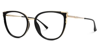Estrada Cateye Black Glasses1