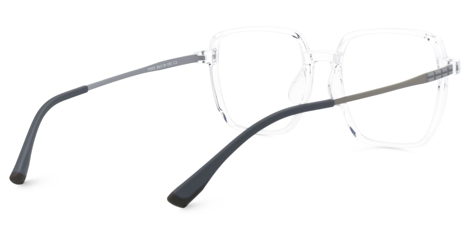 Square Monica Clear Glasses deals -Zeelool Glasses3