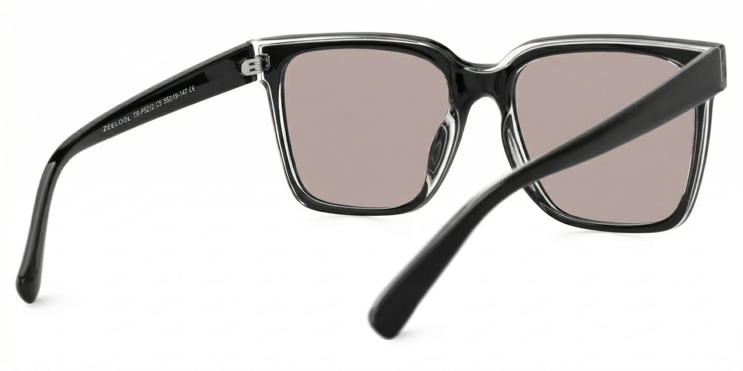Square Renea Black Glasses deals -Zeelool Glasses3