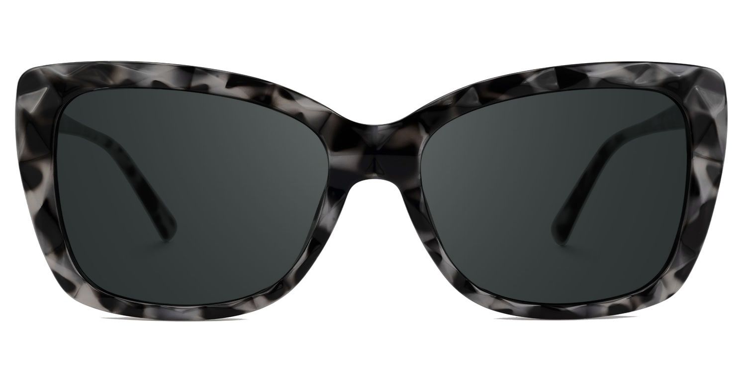 Edna Cat Eye Gray-Tortoise Prescription Sunglasses | ZEELOOL0